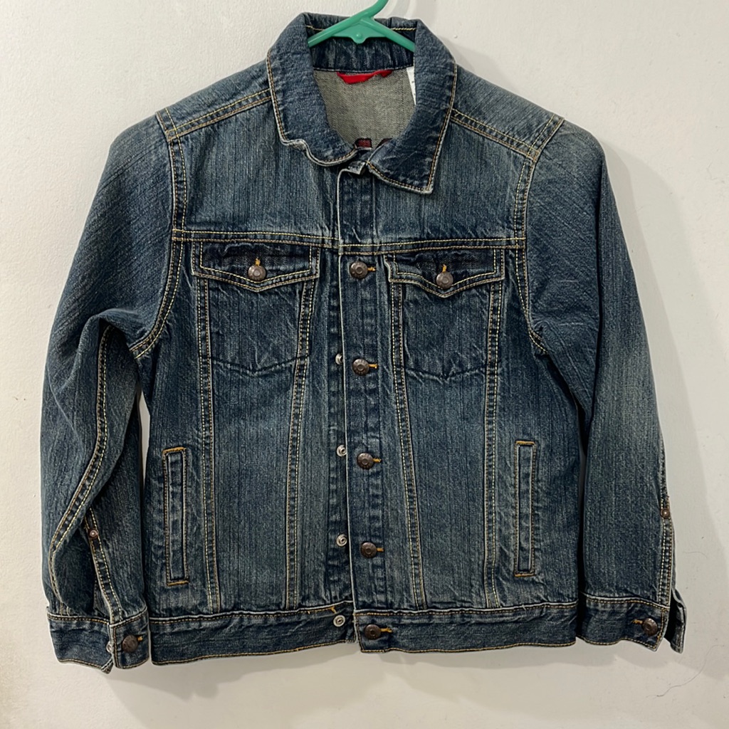 Oshkosh Bgosh Denim Jean Jacket Size 10 Kids Boys/Girls Excellent Condition